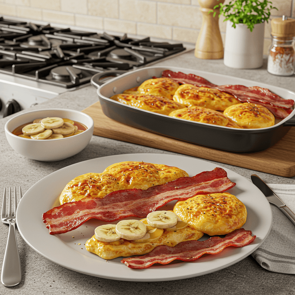 Oven-Crisped Maple Bacon Breakfast Delight