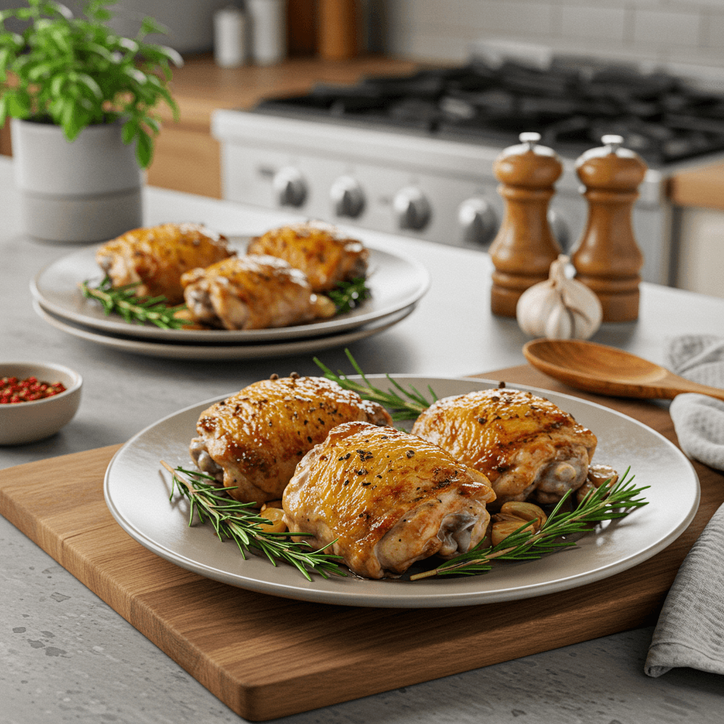 Oven-Roasted Herb Chicken Thighs