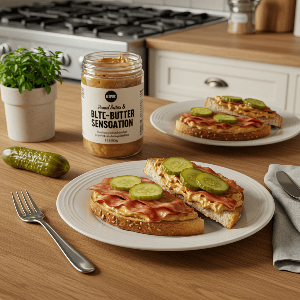 Peanut Butter & Pickle Sandwich Sensation