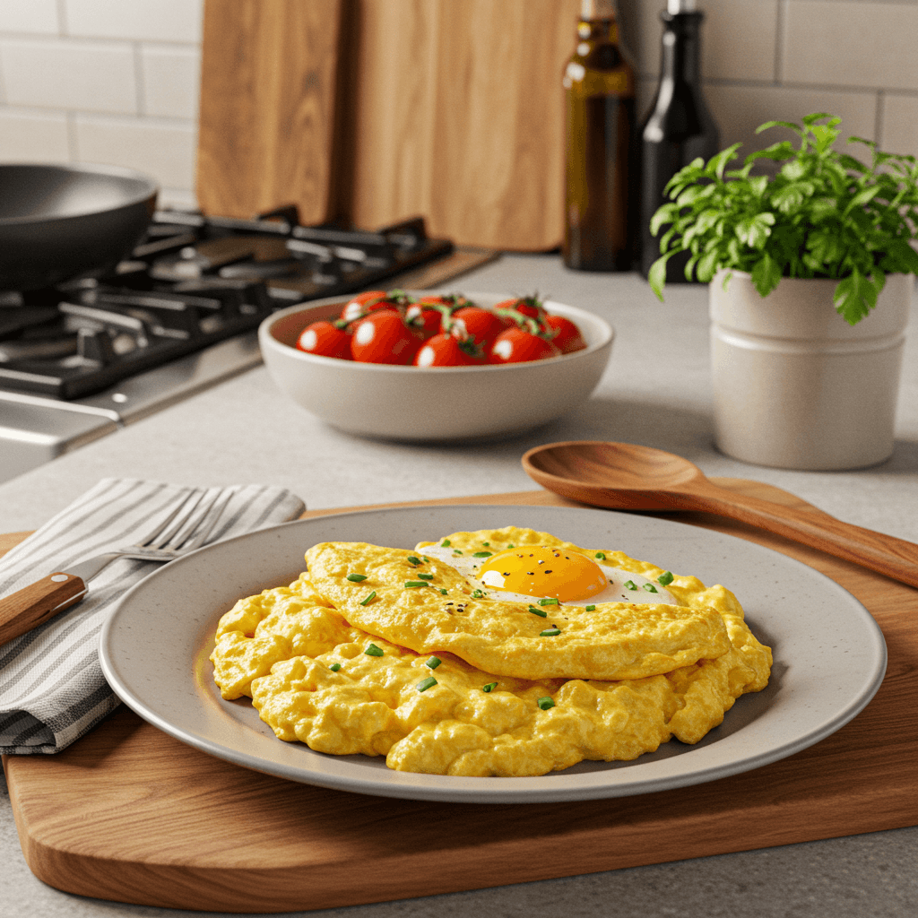Perfectly Fluffy Scrambled Eggs: A Breakfast Delight