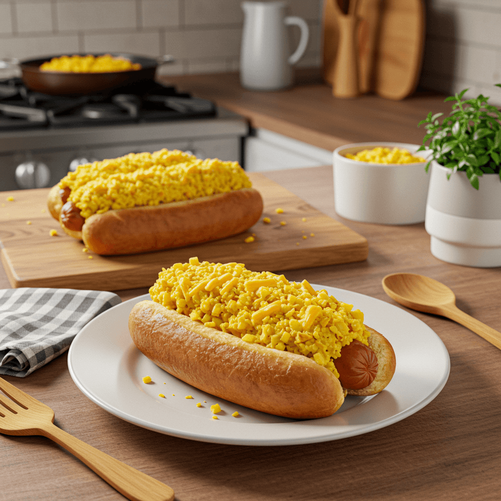 Pineapple Cheese Crunch Hot Dog Delight