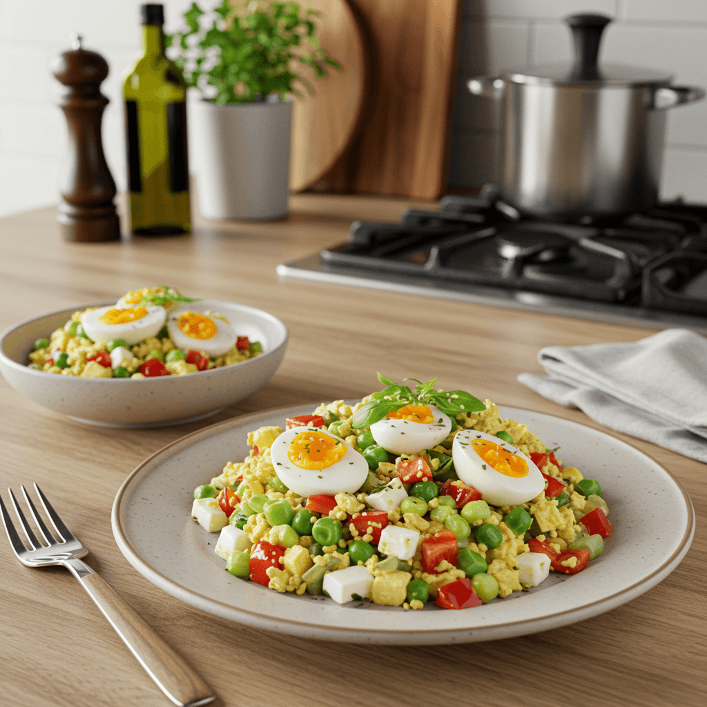 Stove-Top Mediterranean Egg Salad Delight
