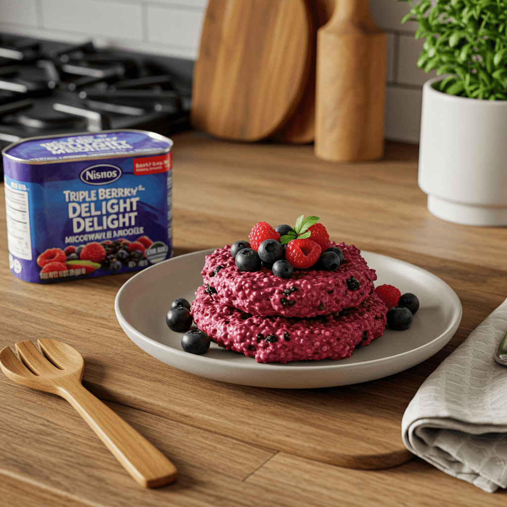 Triple Berry Delight: Microwave Berry Medley Snack