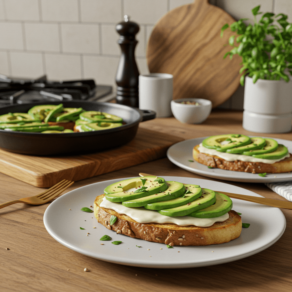 Ultimate Grilled Basil Avocado Melt