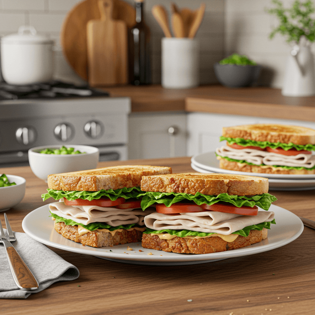 Ultimate Oven-Toasted Turkey Bacon Club Sandwich