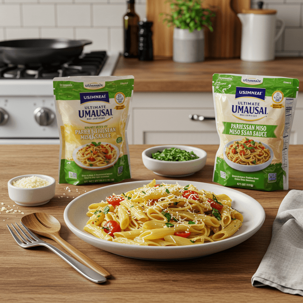 Ultimate Umami Infused Pasta with Parmesan Miso Sauce