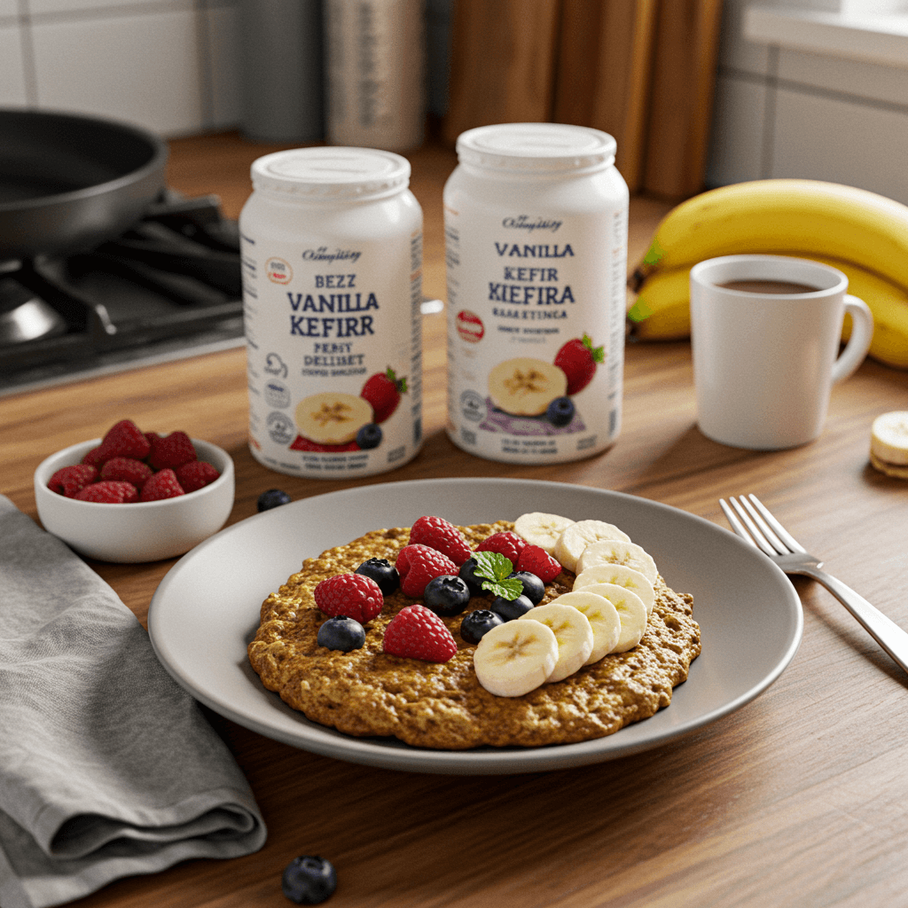Vanilla Kefir Berry Banana Breakfast Delight