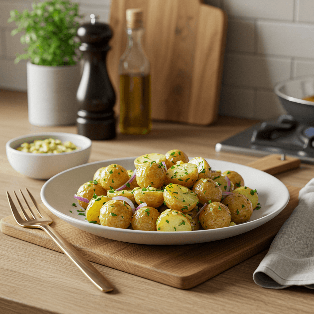 Vibrant French Potato Salad with Dijon Vinaigrette
