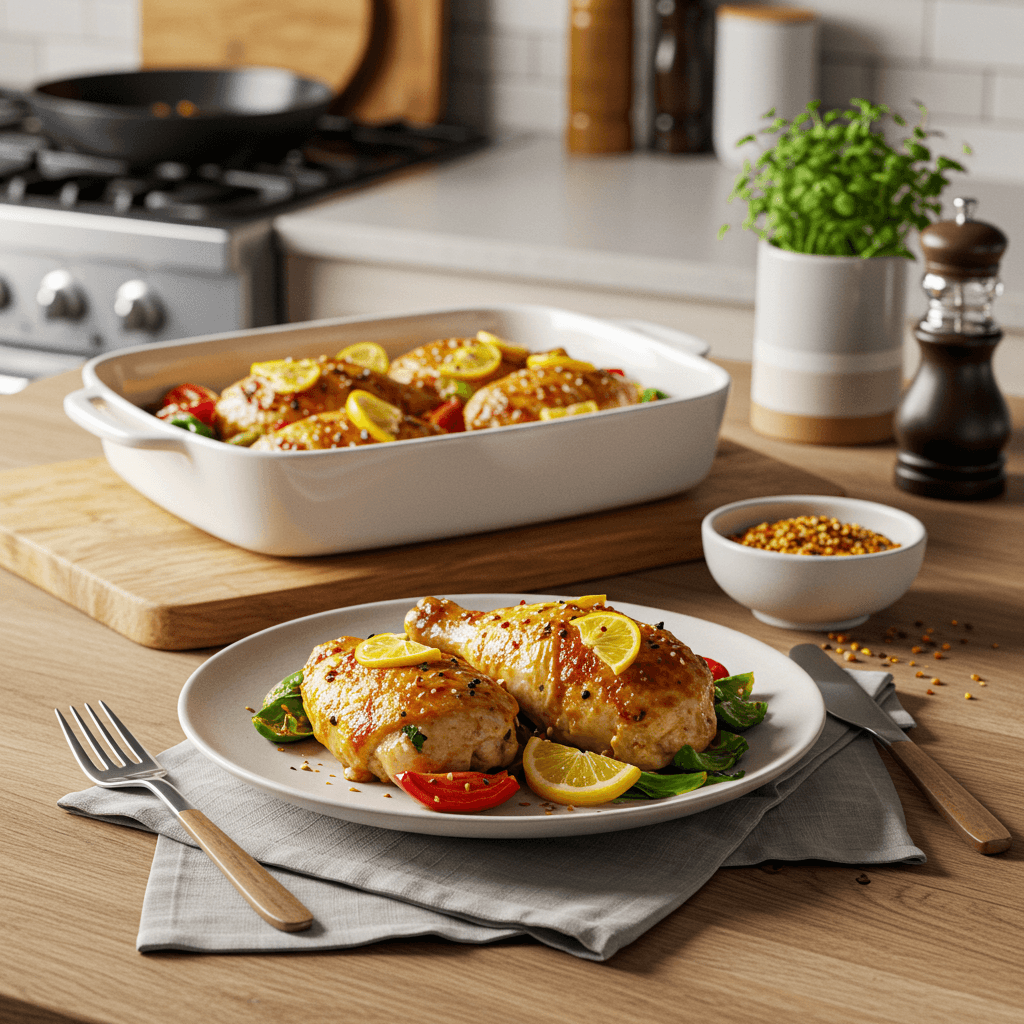 Zesty Lemon Paprika Baked Chicken