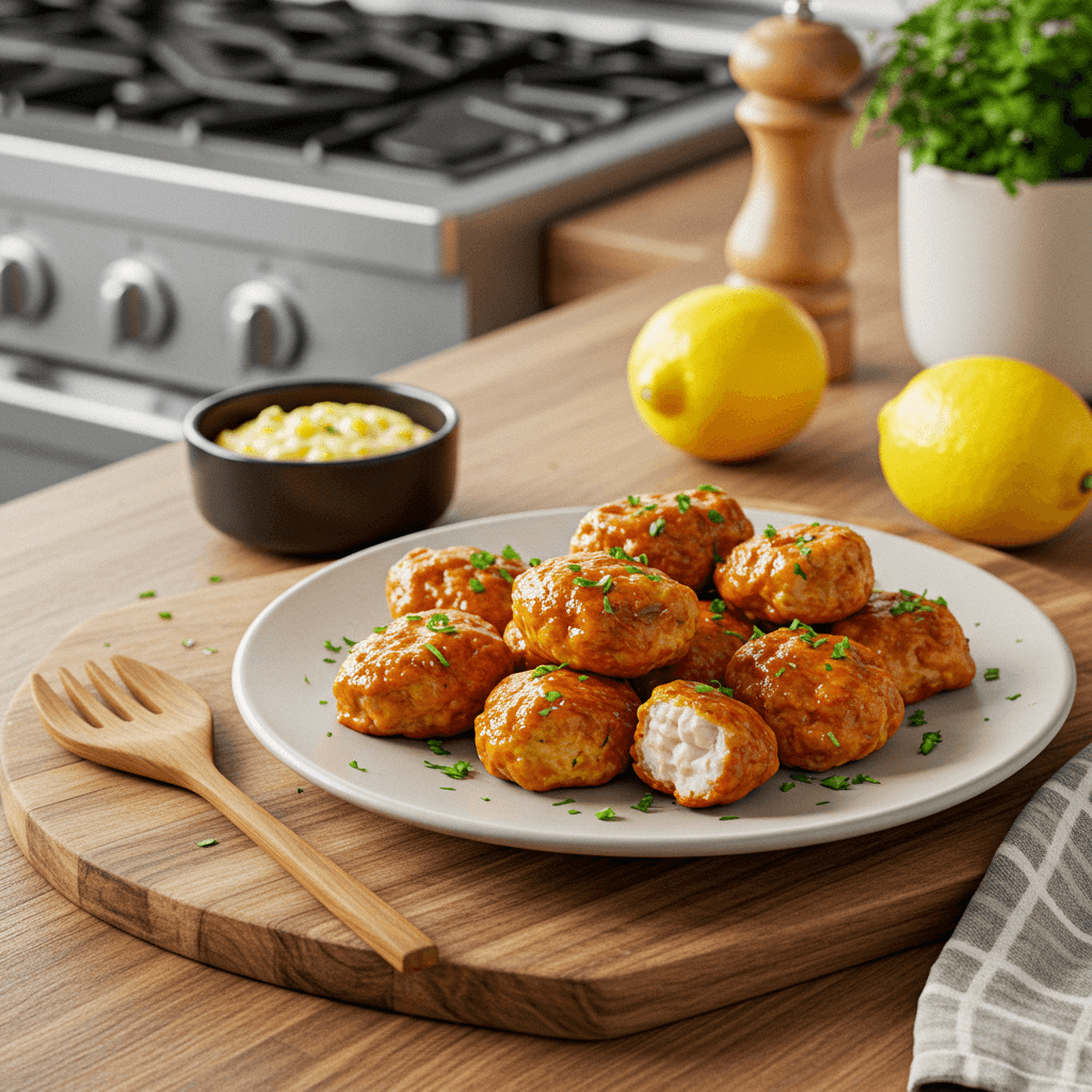 Zesty Lemon Paprika Chicken Bites