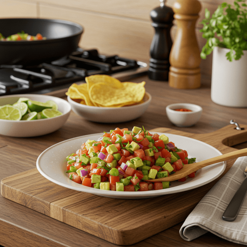 Zesty Stove-Top Pico de Gallo