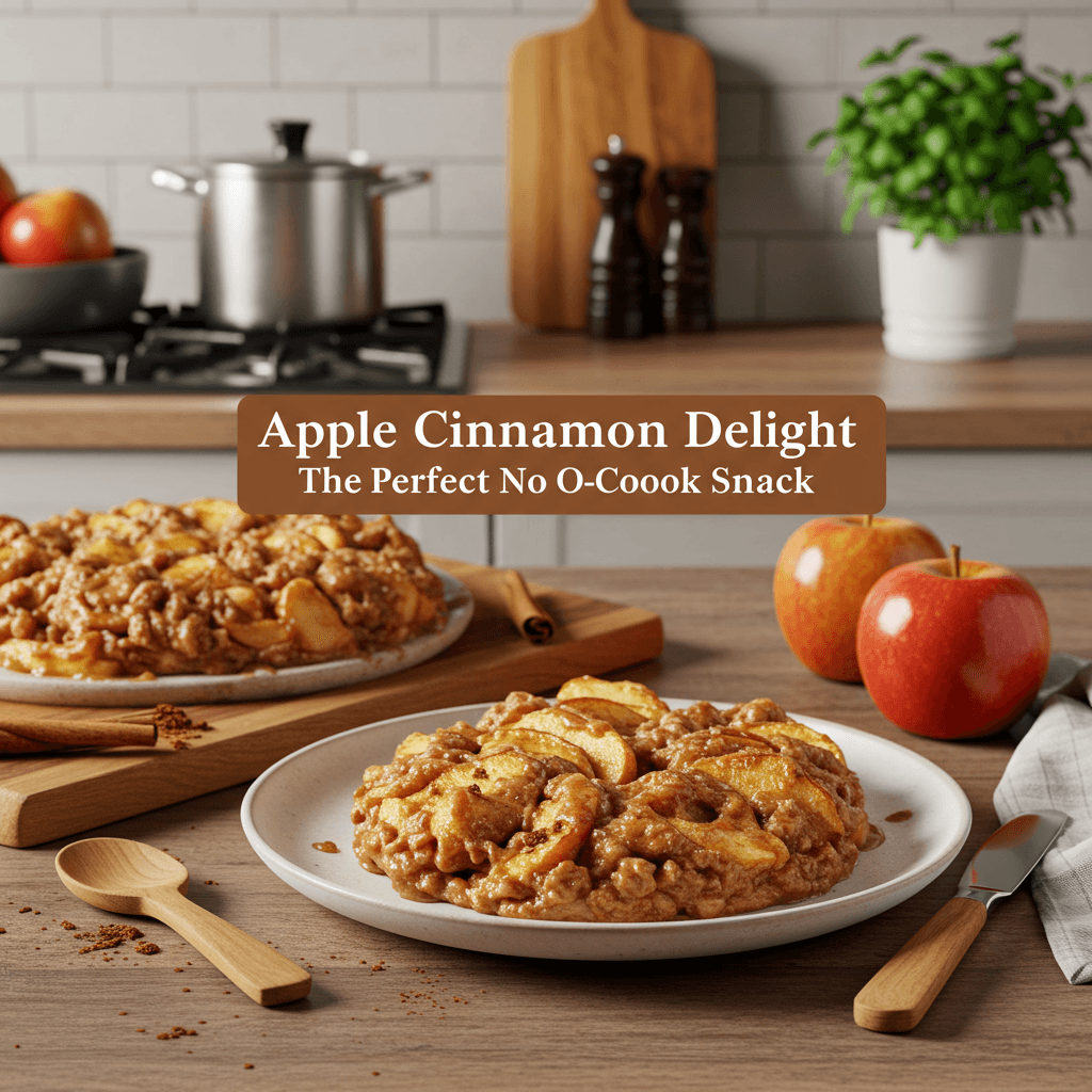 Apple Cinnamon Delight: The Perfect No-Cook Snack