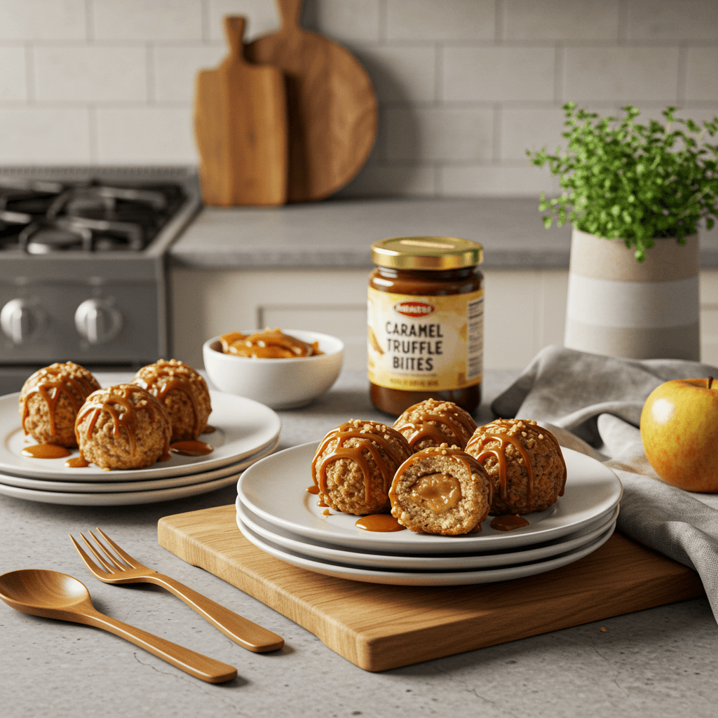 Caramel Apple Truffle Delight Bites