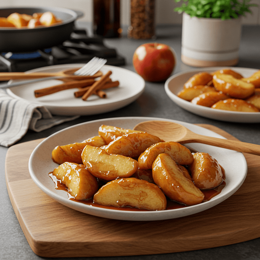 Caramelized Cinnamon Apples on the Stove