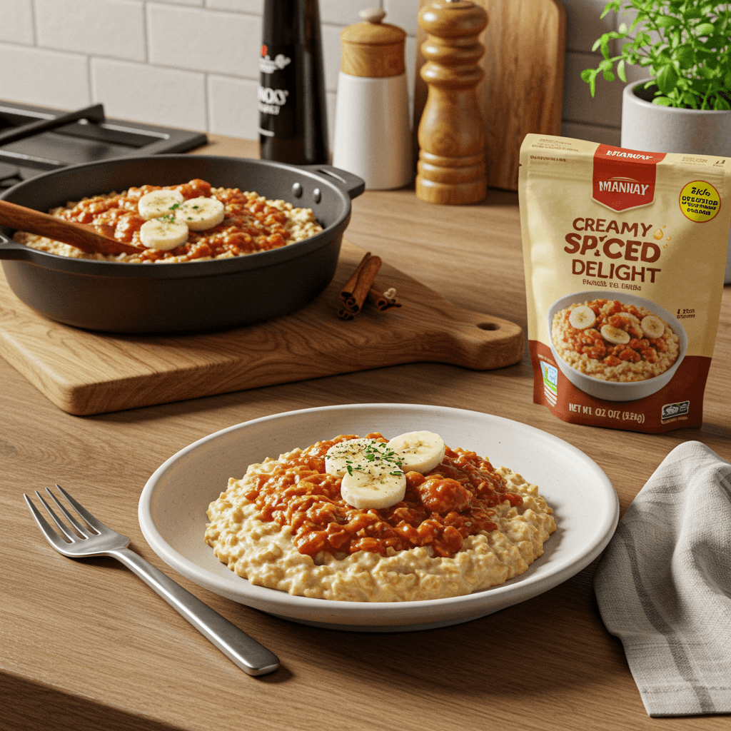 Creamy Spiced Oats Delight