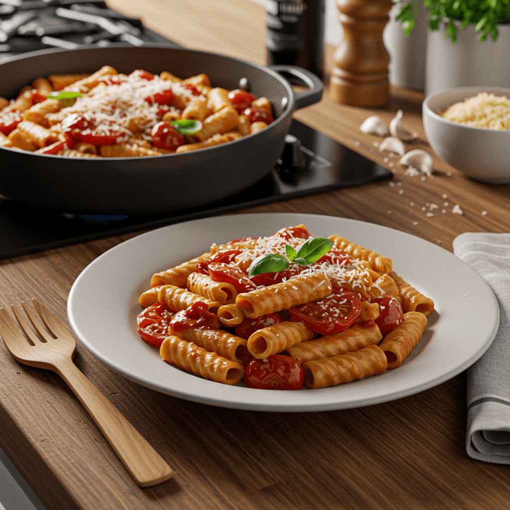Creamy Tomato and Red Wine Cavatelli Delight