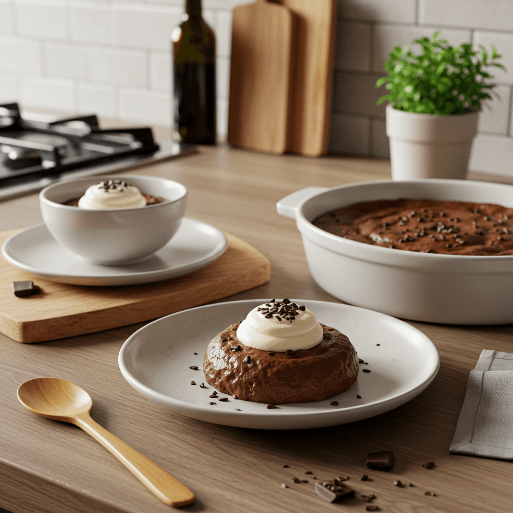 Decadent Microwave Chocolate Mousse