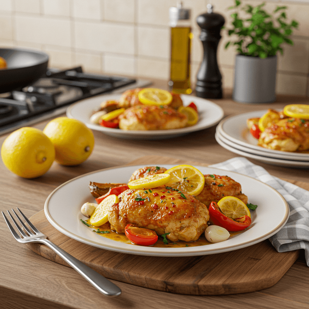 Garlic and Lemon Paprika Chicken Delight