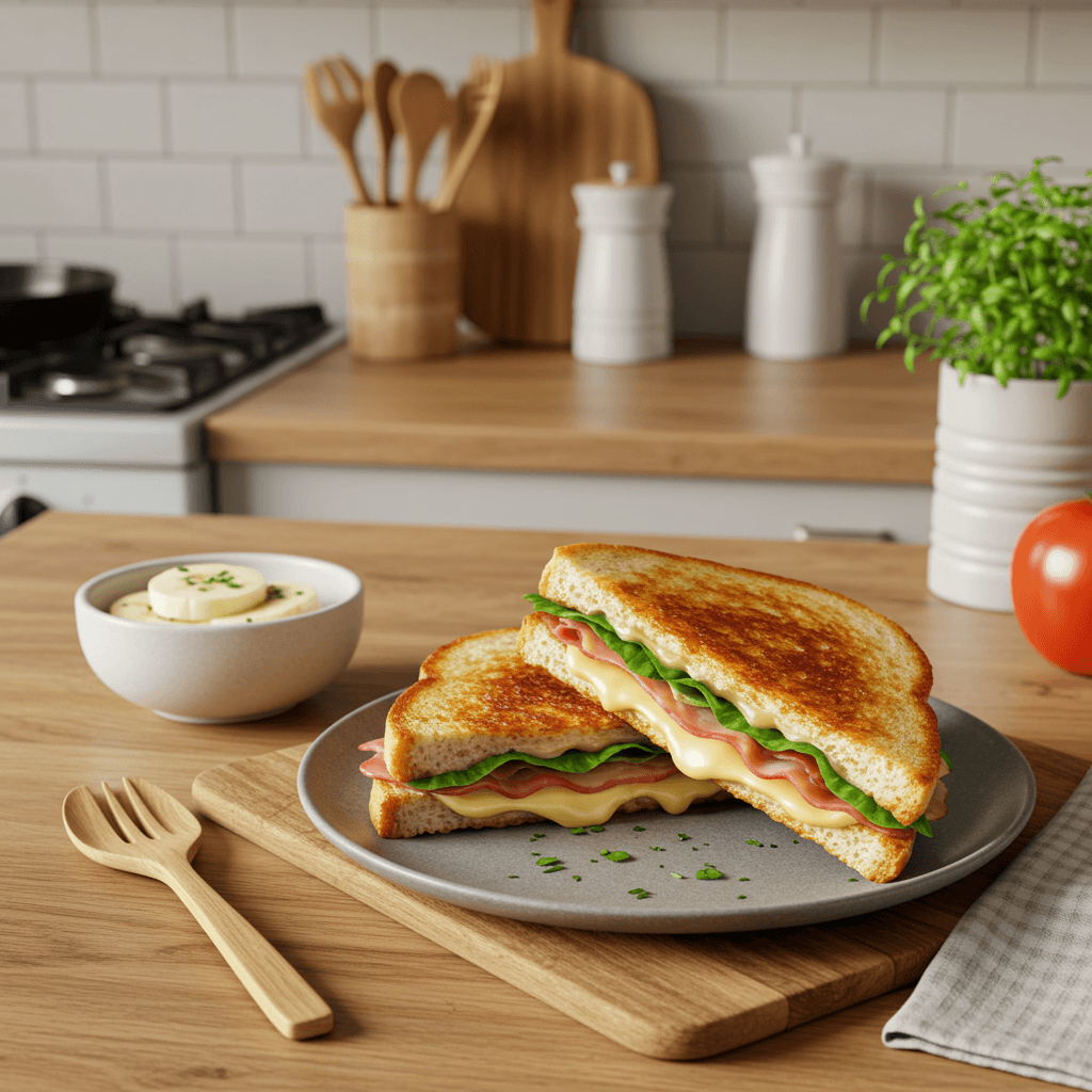 Golden Duo Grilled Cheese Sandwich