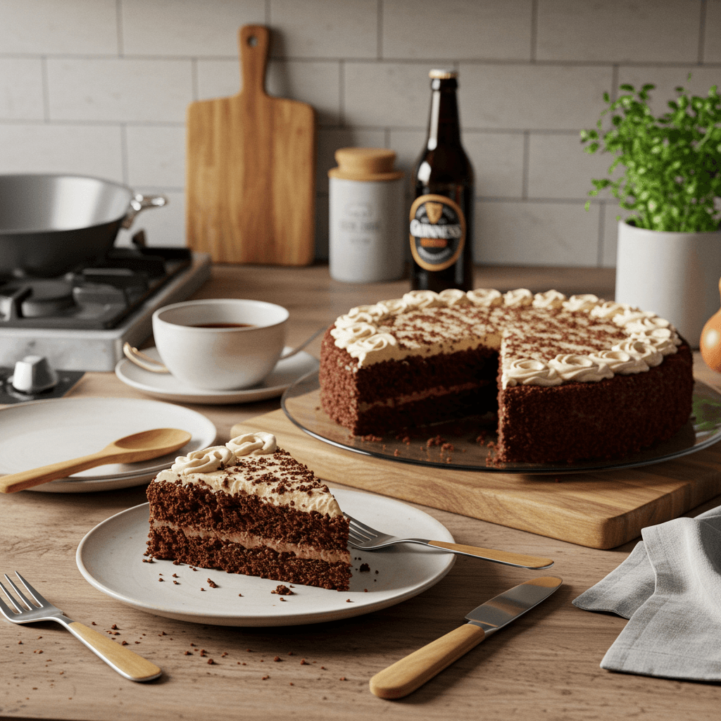 Guinness Chocolate Cake with Cream Cheese Frosting