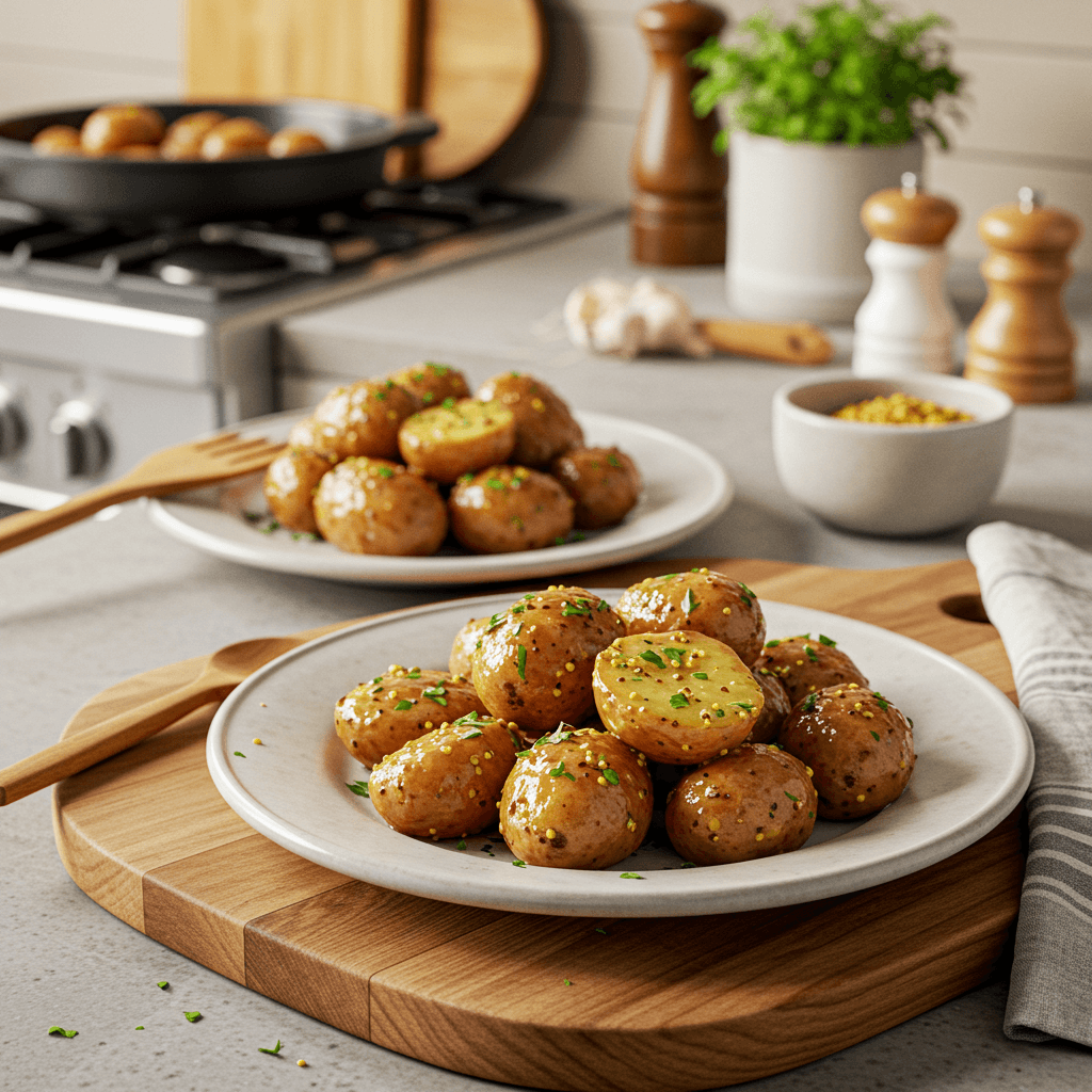 Honey-Mustard Glazed Red Potatoes