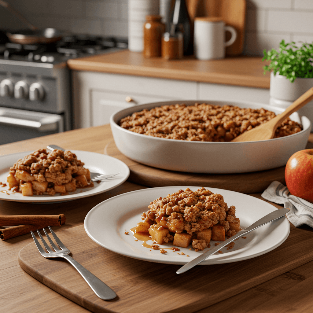 Irresistible Cinnamon-Apple Crisp
