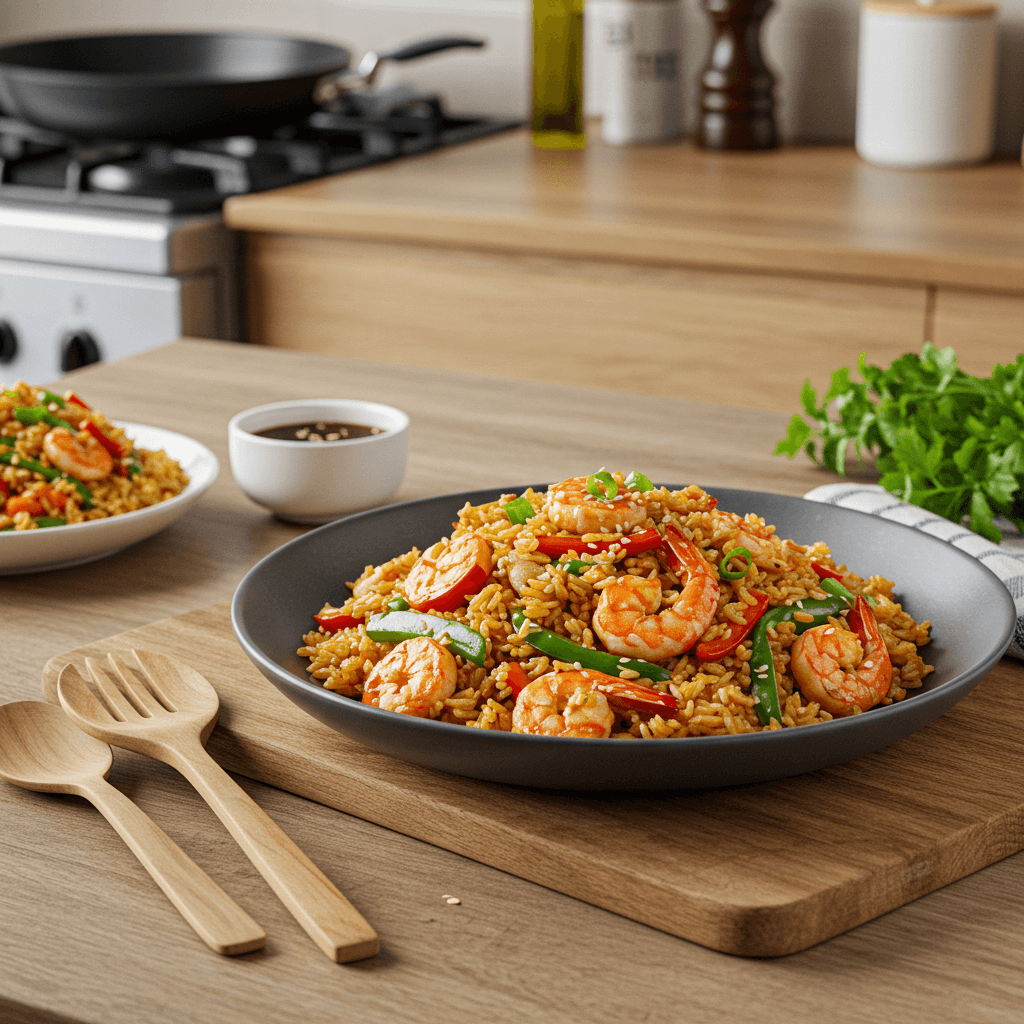 Irresistible Stir-Fry Fried Rice with Savory Kick