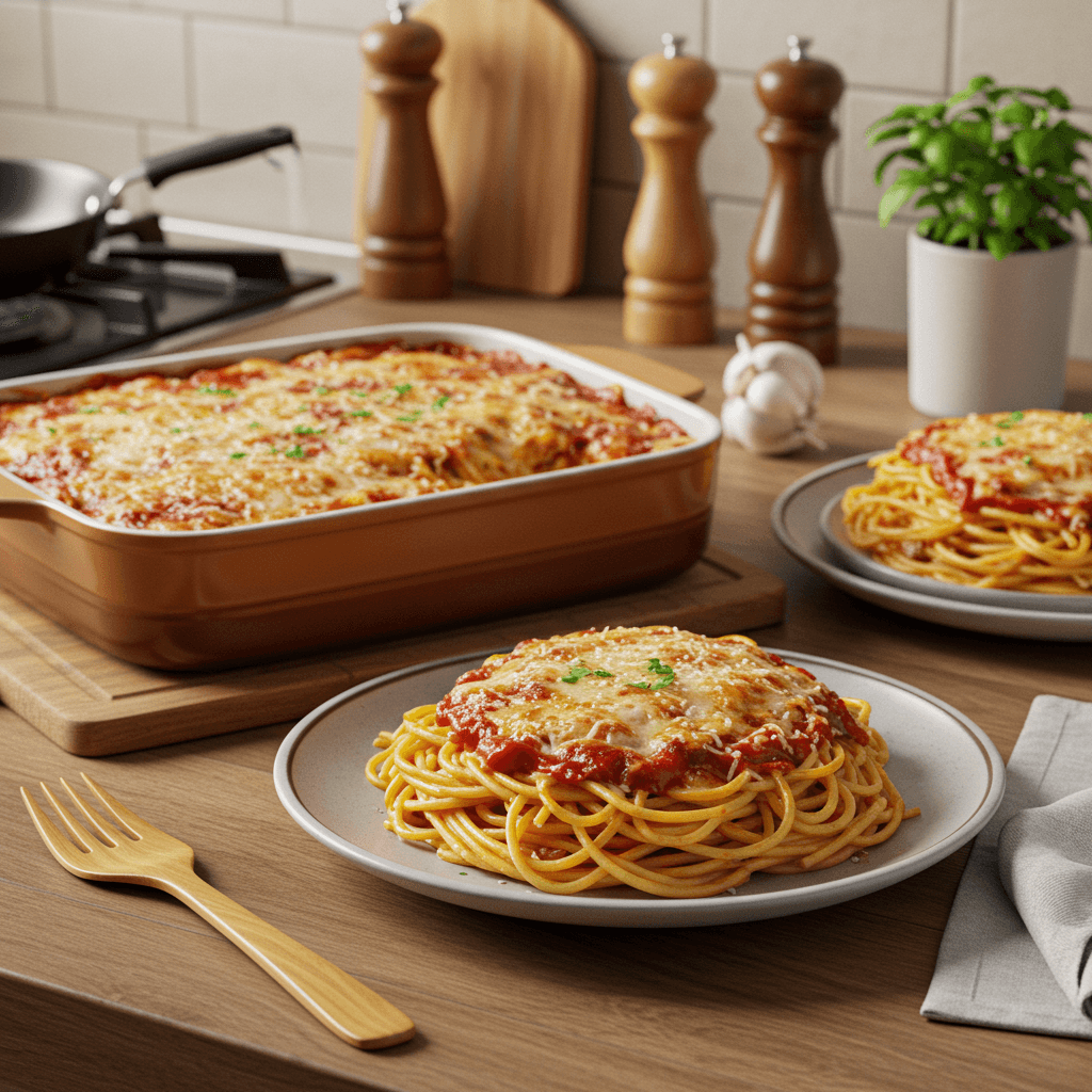 Italian-Style Baked Spaghetti Casserole