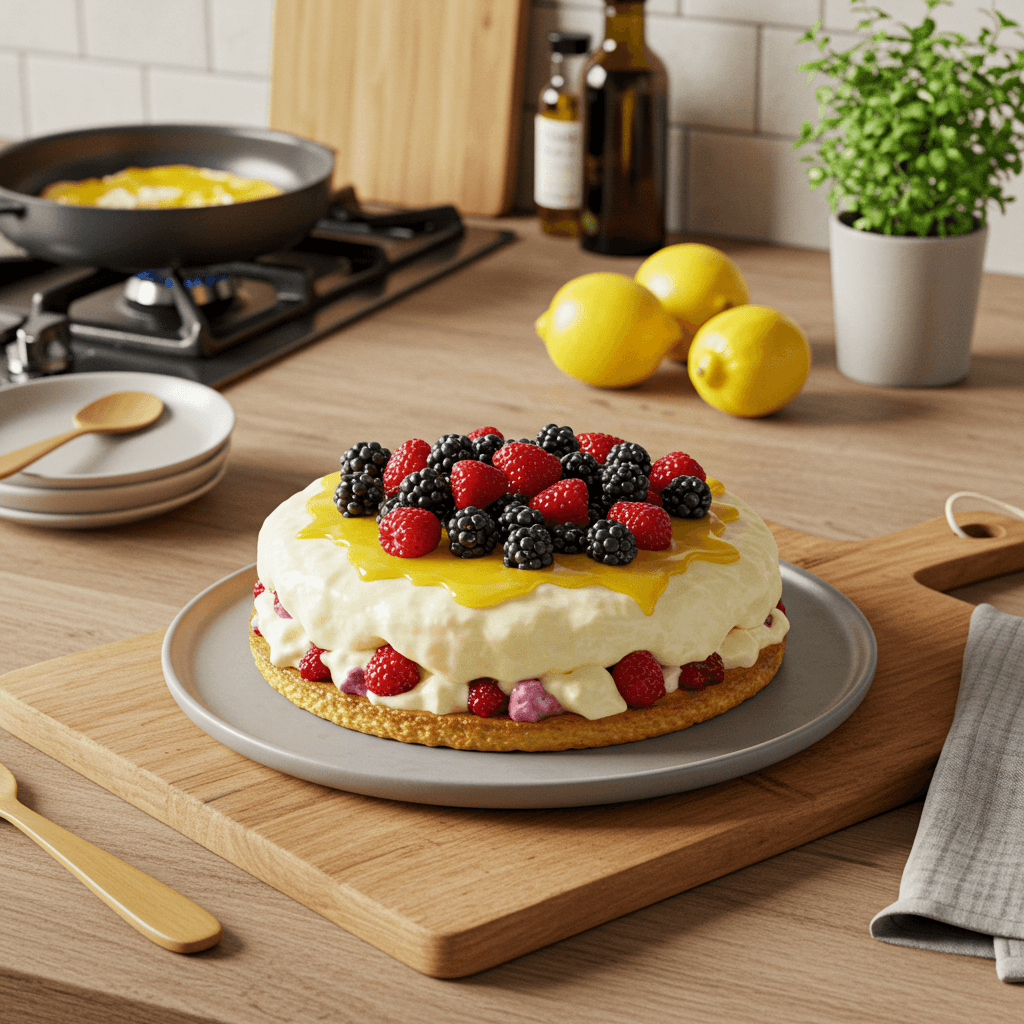 Luscious Lemon Berry Cream Delight
