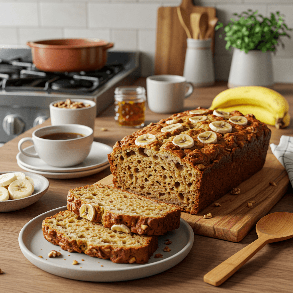 Maple-Infused Banana Nut Breakfast Bread
