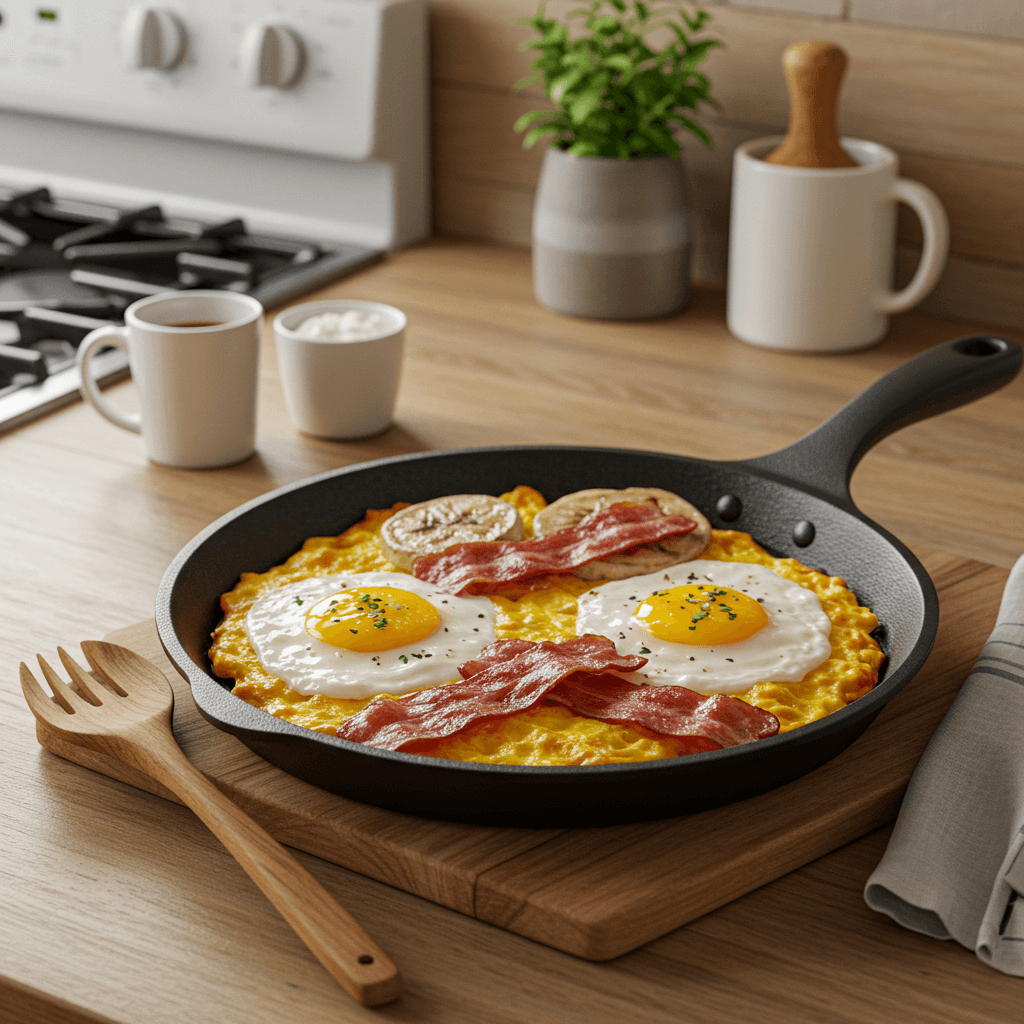 Microwave Breakfast Skillet Supreme