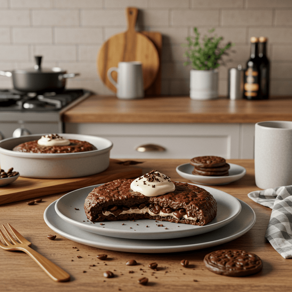 Microwave Espresso Chocolate Cookie Delight