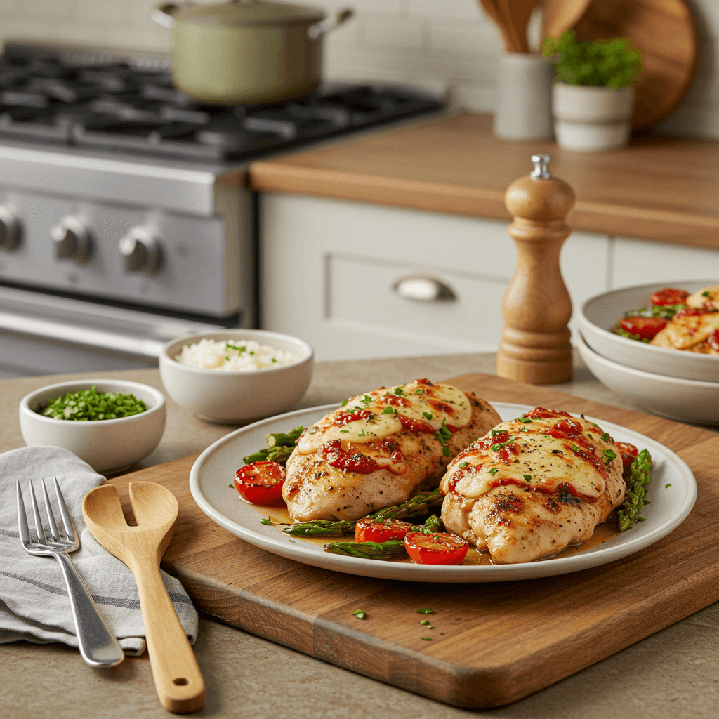 Oven-Roasted Italian Marinated Chicken Breasts