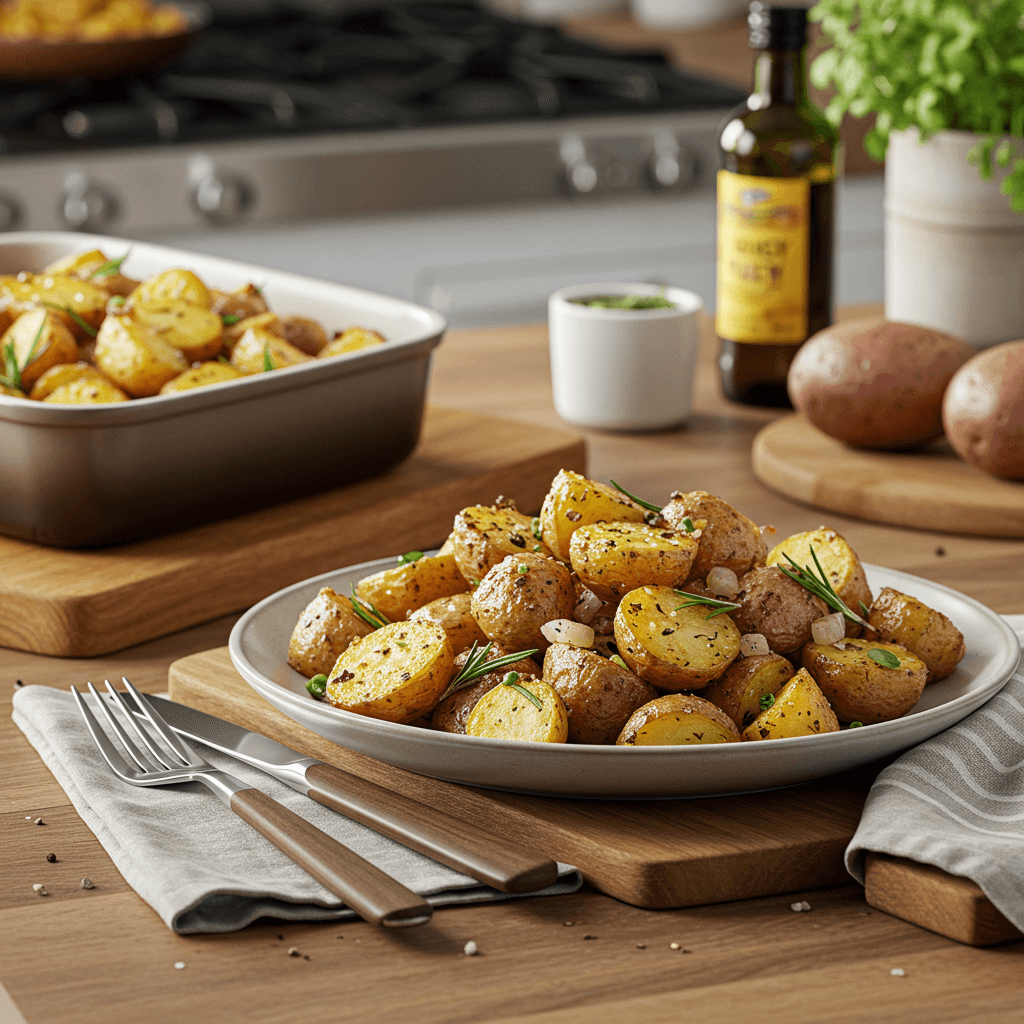 Oven-Roasted Tangy Potato Medley