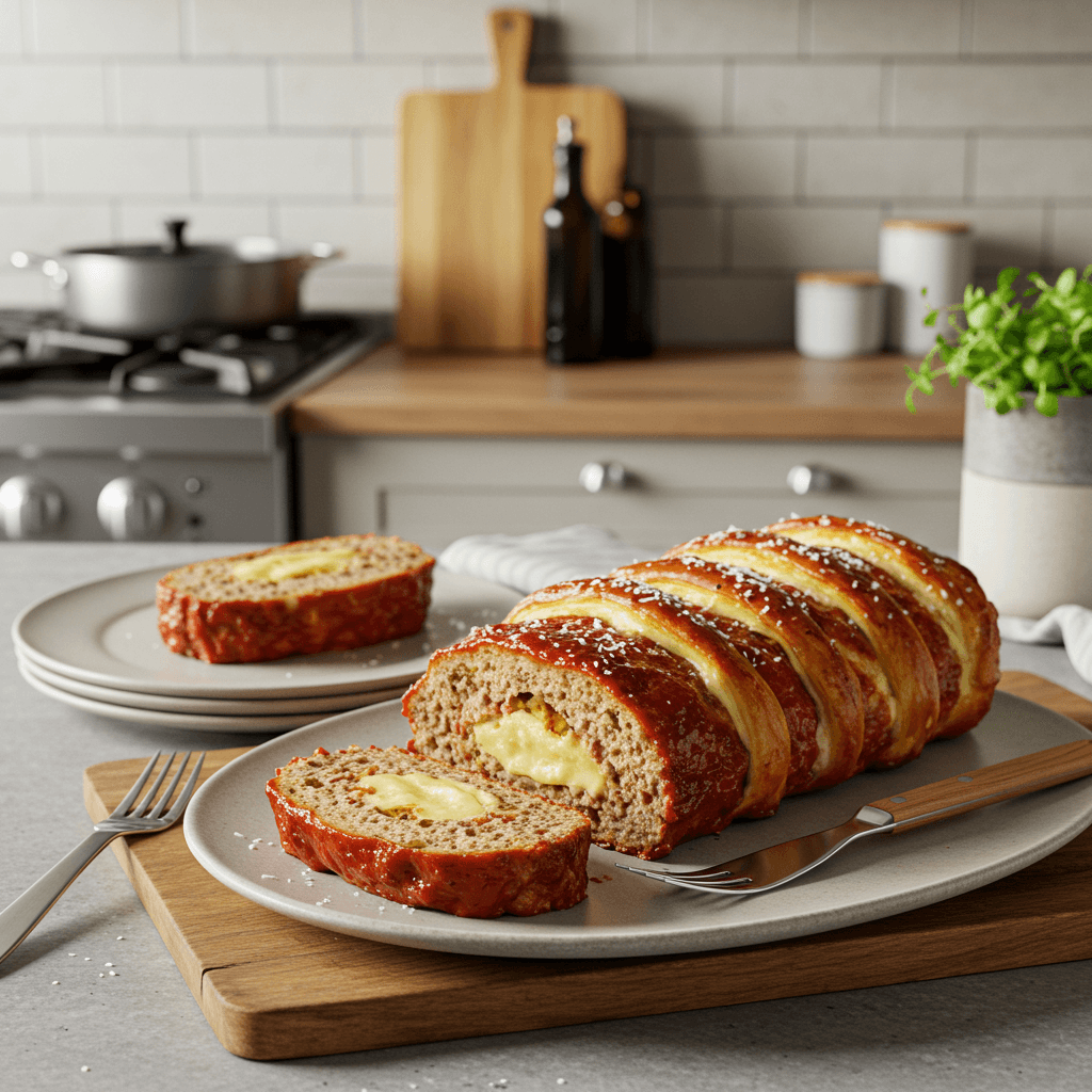 Savory Italian-Style Meatloaf with a Parmesan Cheese Twist