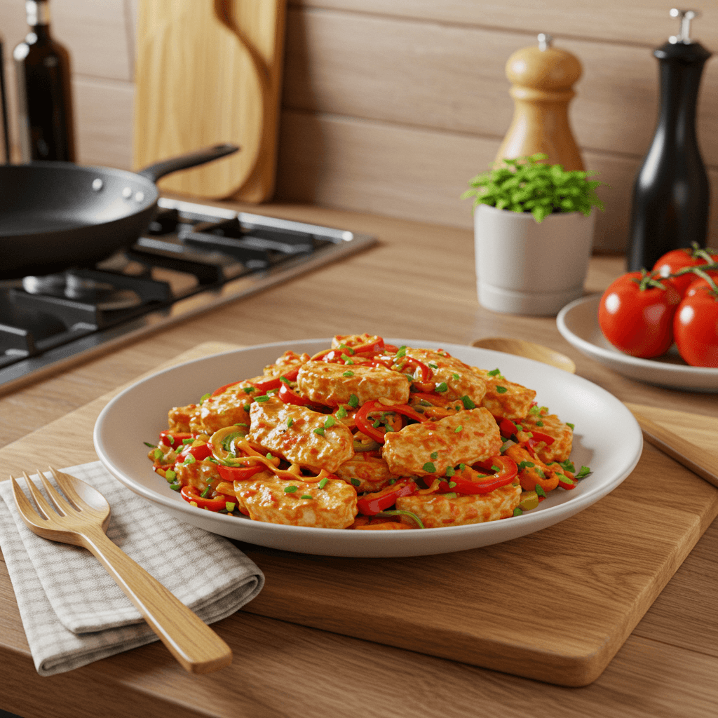 Spicy Stir-Fried Pimento Cheese Delight
