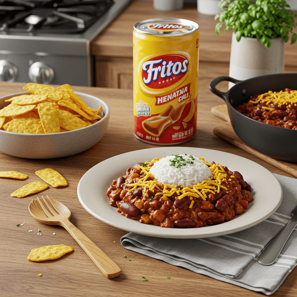 Stovetop Fiesta Chili with Fritos