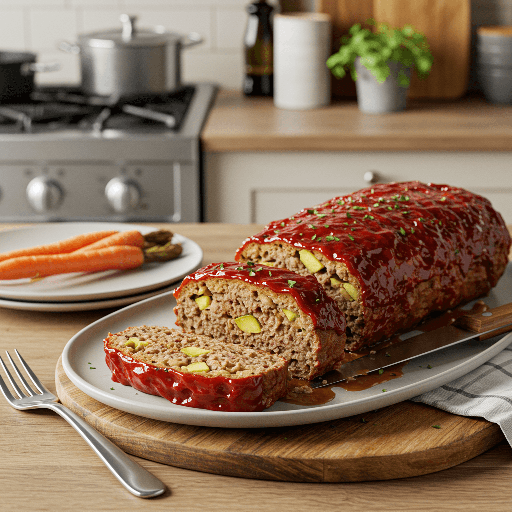Succulent Five-Meat Apple-Infused Meatloaf Delight