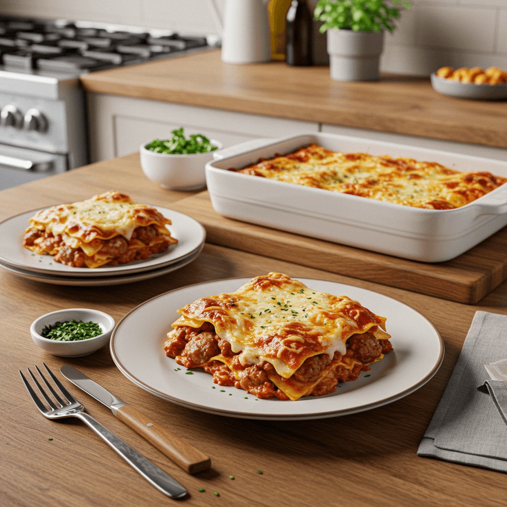 Sumptuous Turkey and Sausage Cheese Lasagna