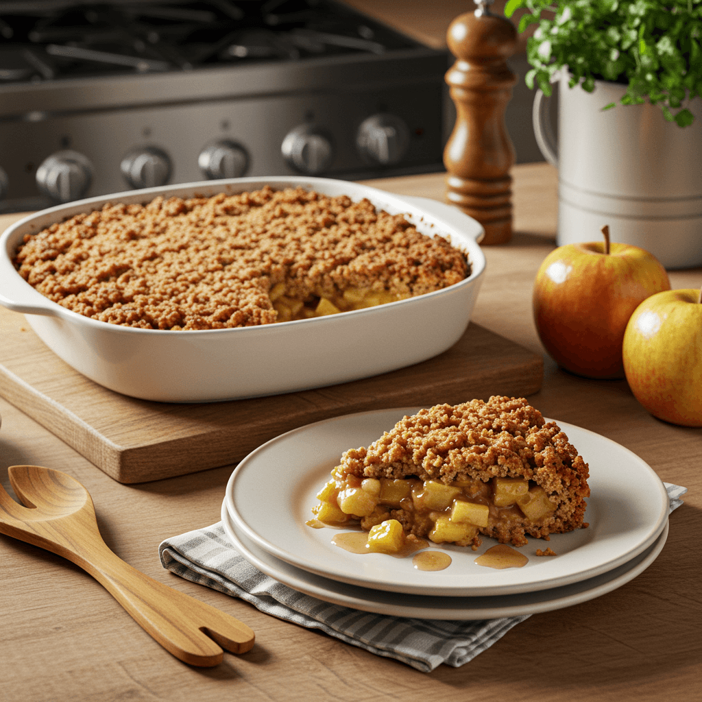 Sweet and Tangy Oven-Baked Granny Smith Apple Crisp