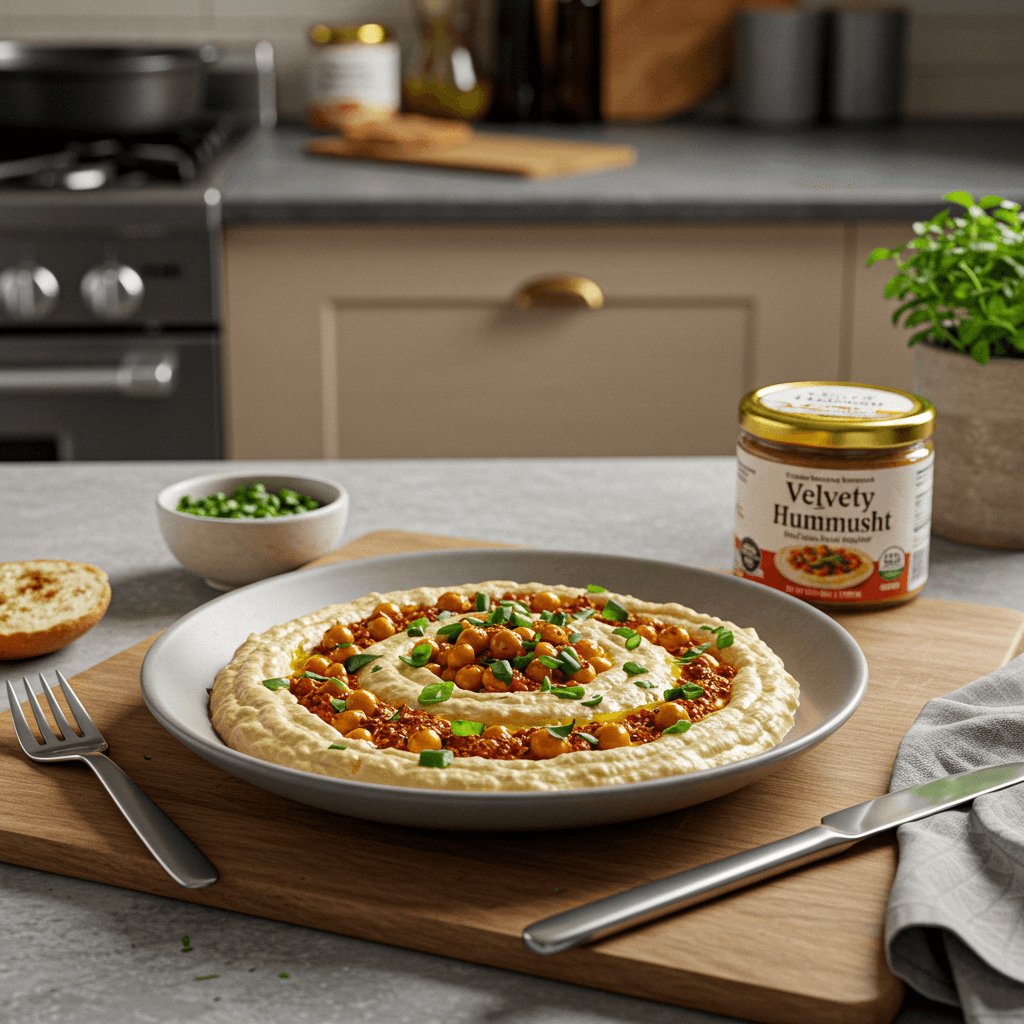 Velvety Stove-Top Hummus Delight