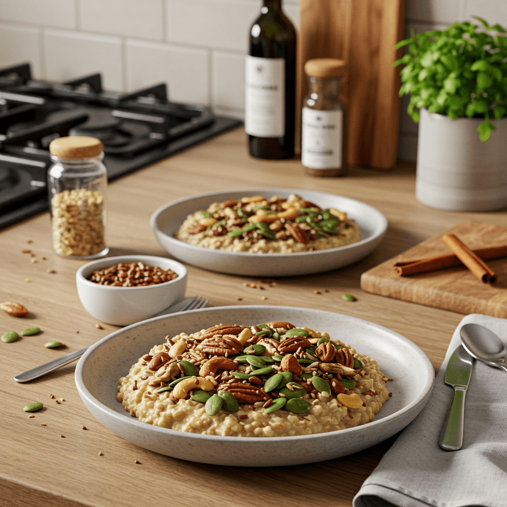 Chai-Spiced Nut and Seed Porridge