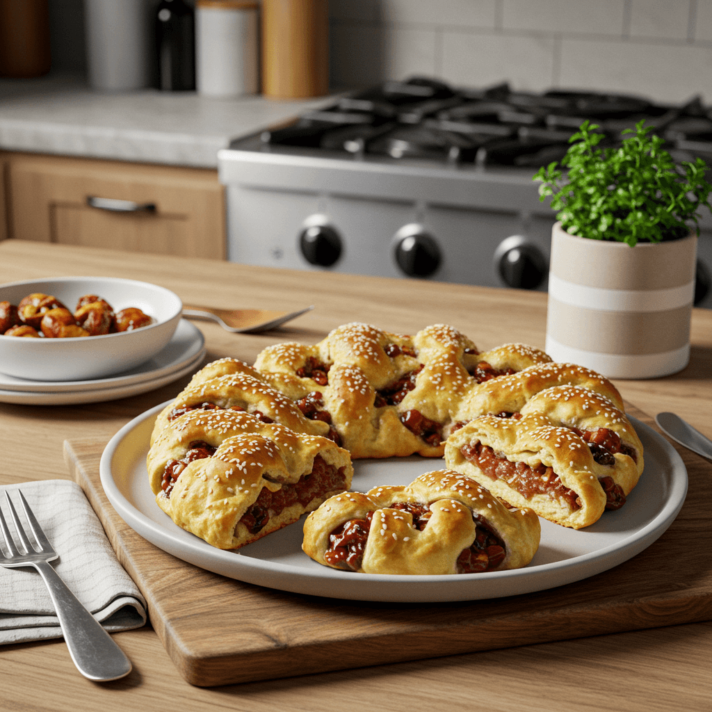 Festive Microwave Pretzel and Chip Crunch Dessert