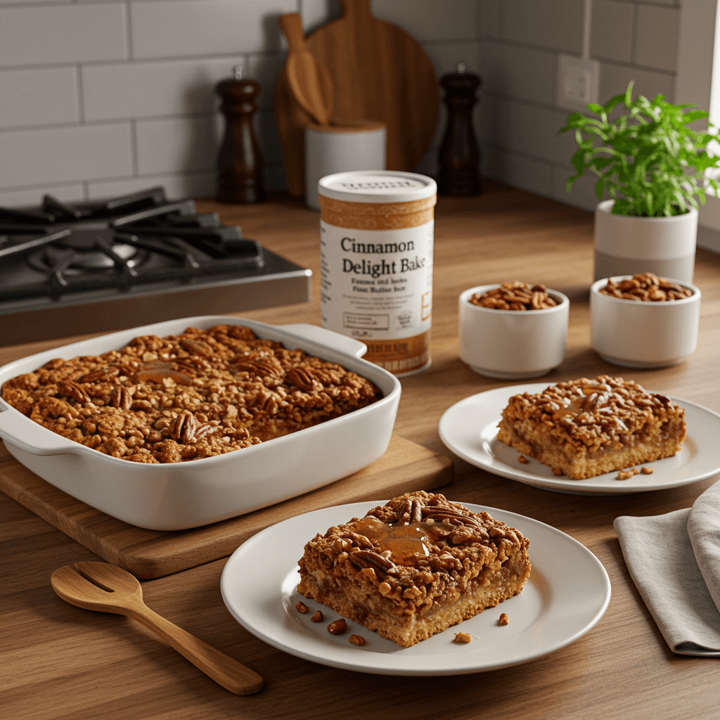Cinnamon Nut Delight Bake