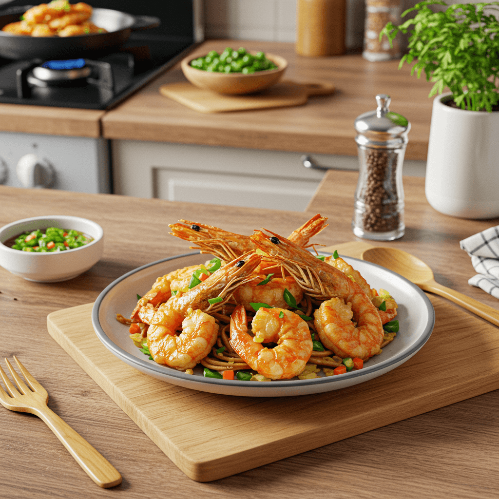 Crispy Deep-Fried Shrimp Delight