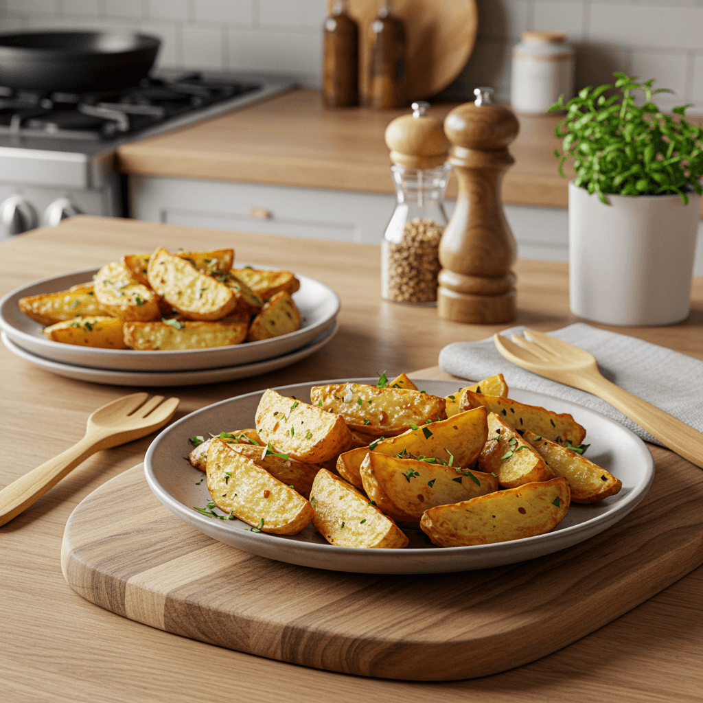 Crispy Oven-Baked Potato Wedges