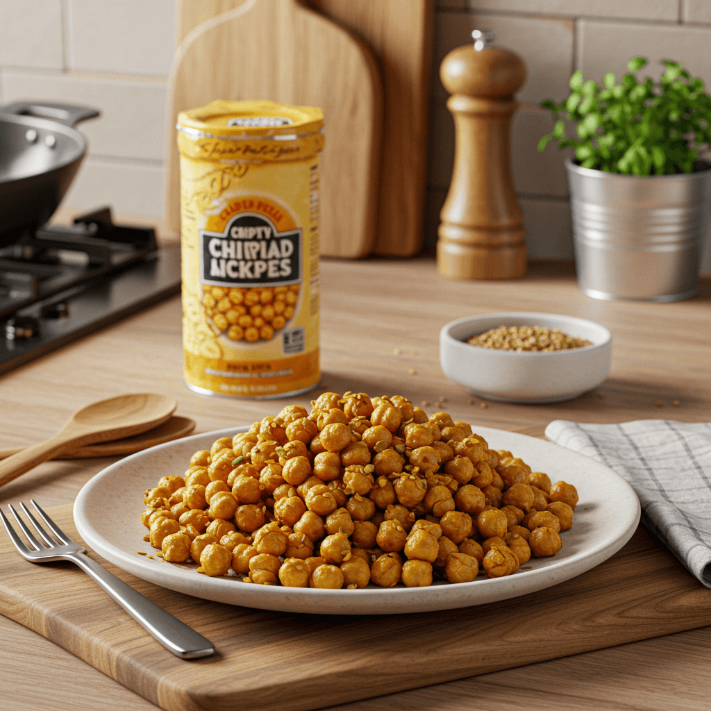 Crispy Spiced Chickpea Snack