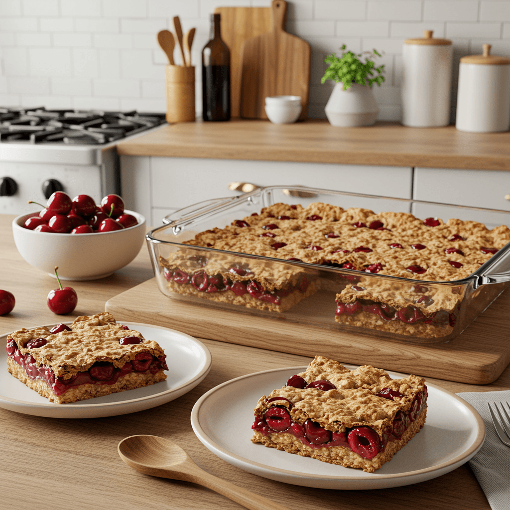 Decadent Cherry Peanut Chocolate Layer Bars