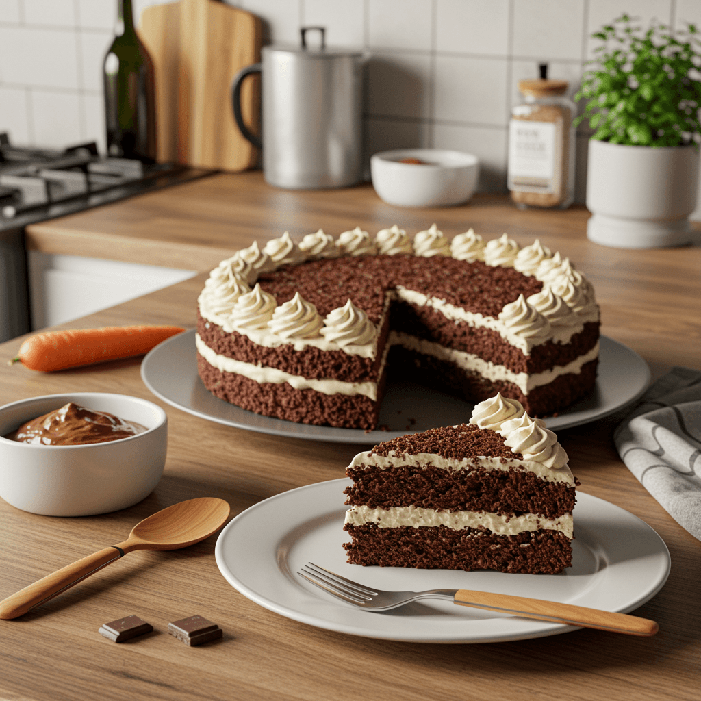 Decadent Chocolate Layer Cake with Cream Cheese Frosting