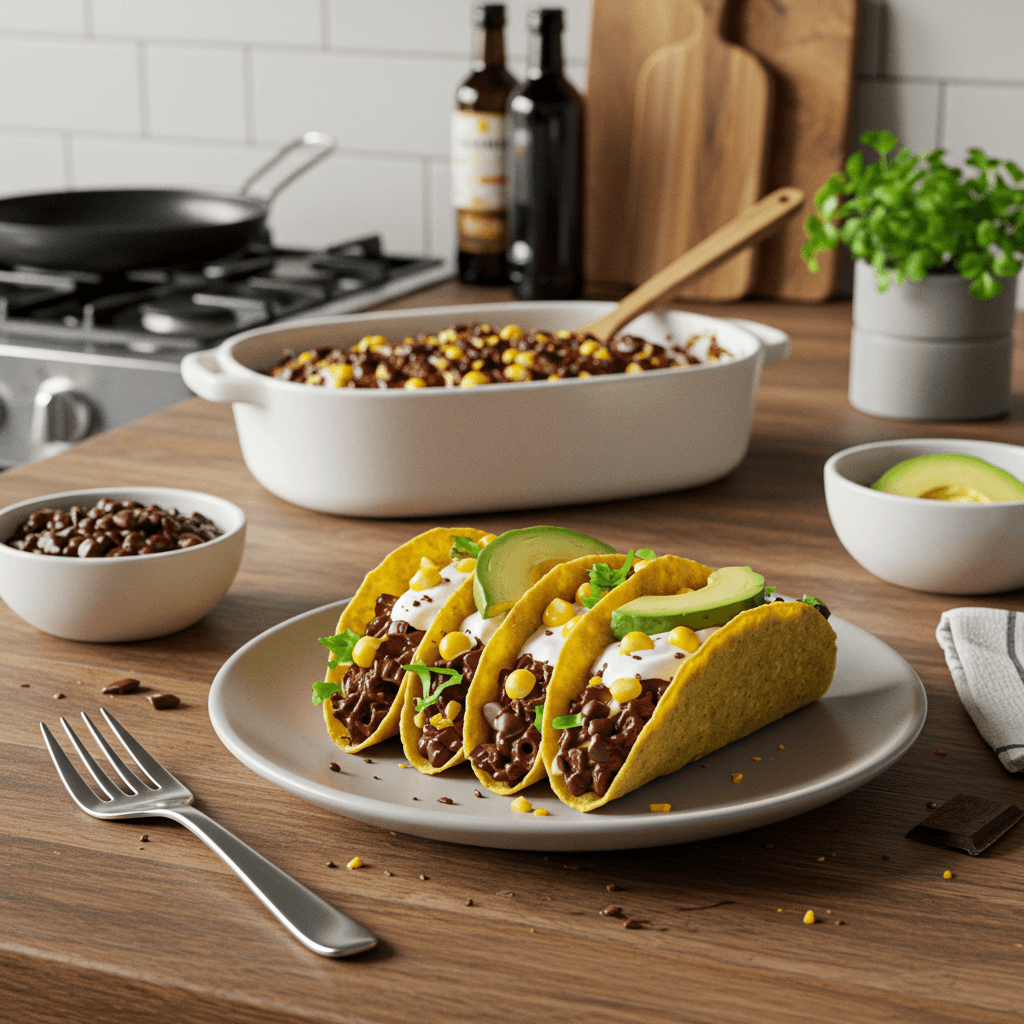 Decadent Chocolate Taco Bliss